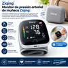 Monitor de presión arterial de muñeca Ziqing: dispositivo digital para uso doméstico con pantalla LED, brazalete con pantalla táctil, diseño compacto ideal para llevar en el bolso, estuche de transporte, puerto Tipo-C.