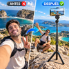 Upgraded Magnetic Selfie Stick 360° Palo para selfis magnético mejorado, soporte giratorio con control de ángulo de 360°, accesorio Bluetooth compacto y extensible (25 pulgadas), compatible con iPhone y teléfonos inteligentes