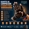 Guantes de compresión de Bambú Cobrevida®️ de cobertura total para artritis alivio para el túnel carpiano, la hinchazón, el dedo en resorte y el edema; adecuados para ganchillo, escribir, dormir, trabajar, videojuegos, conducir y uso diario