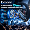 bmani Auriculares inalámbricos con Bluetooth con pantalla LED de 80 horas de reproducción, gancho sobre la oreja con micrófono, sonido estéreo, controles de botón fáciles