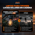 Bombillas solares en cadena Pro™️ 20 Metros