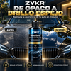 ZYKR KIT Nano-Quick Ceramic Coating Pro para automóviles, con tecnología nanocerámica e hidrofobica avanzada que ofrece un efecto de vidrio resistente al polvo y un brillo duradero. 300 ml. Brilla y restaura tu auto en 15 minutos