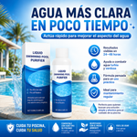 Líquido purificador para piscinas: ¡agua cristalina sin esfuerzo! ✨ Dile adiós al agua verde y a los químicos agresivos: disfruta de una natación sana y natural en todo momento.