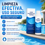Líquido purificador para piscinas: ¡agua cristalina sin esfuerzo! ✨ Dile adiós al agua verde y a los químicos agresivos: disfruta de una natación sana y natural en todo momento.