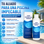 Líquido purificador para piscinas: ¡agua cristalina sin esfuerzo! ✨ Dile adiós al agua verde y a los químicos agresivos: disfruta de una natación sana y natural en todo momento.