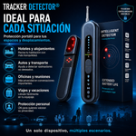 Tracker Detector® Detector de cámara oculta AI 9 en 1, detector de RF portátil, detector de dispositivo de escucha, detector antiespía, detector de rastreador GPS, detector de errores y de bolígrafo de privacidad