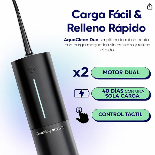 AquaClean Duo Irrigador Dental Portátil