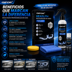 Kits de pulido QIFOR® para la restauración de faros de coche: limpia, restaura y protege los faros en 10 minutos