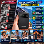 Mini router WiFi de bolsillo ECOVOX 2026: tecnología 4G LTE multioperador integrada, sin contratos ni tarjeta SIM, modalidad de pago por uso, diseño ultraligero (3,5 oz), conexión compartida para múltiples dispositivos, ideal para viajes.