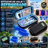 Estuche de viaje refrigerado para insulina, nevera portátil para medicamentos con indicador de temperatura, artículo esencial para viajes, estuche para diabetes con 2 paquetes de gel reutilizables, aprobado por la TSA para suministros para diabéticos.