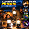 Paquete de 4 linternas LED plegables y compactas: duraderas, impermeables, recargables mediante energía solar y USB, alimentadas por energía solar, brillo ajustable, resistentes al calor y al frío, baterías incluidas. Luces de emergencia con modo linterna
