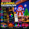 ECHOSARI Red de luces LED inteligentes para exteriores (600 LED, 4x10 pies), con aplicación y control remoto, sincronización con música, resistencia al agua IP65 y modos de color personalizables; ideal para patios, jardines, vallas y decoración de fiestas