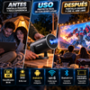 Proyector Magcubic HY300Pro (290 ANSI, Android 14, WiFi 6 de doble banda, decodificación 8K/4K, corrección trapezoidal automática, Bluetooth 5.4 inalámbrico, pantalla de 130", resolución 1280x720p