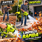 Soplador de hojas turbo SEESE, soplador de hojas inalámbrico, ventilador turbo de alta potencia, motor de cobre puro, secado de automóviles tras el lavado, quitanieves manual, soplador de aire turbo inalámbrico