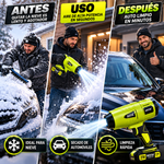 Soplador de hojas turbo SEESE, soplador de hojas inalámbrico, ventilador turbo de alta potencia, motor de cobre puro, secado de automóviles tras el lavado, quitanieves manual, soplador de aire turbo inalámbrico