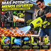 Soplador de hojas turbo SEESE, soplador de hojas inalámbrico, ventilador turbo de alta potencia, motor de cobre puro, secado de automóviles tras el lavado, quitanieves manual, soplador de aire turbo inalámbrico