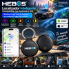 HEBOS Localizador inteligente compatible con Android e iOS | sistema de Rastreo global para carros, llaves, cartera, celular mochila y equipaje, tecnología de IA para geolocalizacion satelital.