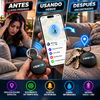 HEBOS Localizador inteligente compatible con Android e iOS | sistema de Rastreo global para carros, llaves, cartera, celular mochila y equipaje, tecnología de IA para geolocalizacion satelital.