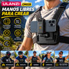 ULANZI CM028 Arnés de montaje en pecho ajustable para teléfono con cámara, disponible para celular y cámara GoPro ideal para crear contenido, grabar videos en 1er plano - Arnes de motocicleta, bicicleta, running, caminatas.