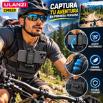 ULANZI CM028 Arnés de montaje en pecho ajustable para teléfono con cámara, disponible para celular y cámara GoPro ideal para crear contenido, grabar videos en 1er plano - Arnes de motocicleta, bicicleta, running, caminatas.