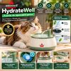 Fuente de agua para gatos BISSELL HydrateWell™️: agua fresca y filtrada con bomba inalámbrica ultrasilenciosa.