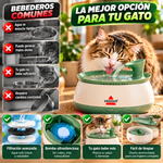 Fuente de agua para gatos BISSELL HydrateWell™️: agua fresca y filtrada con bomba inalámbrica ultrasilenciosa.
