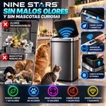 Bote de basura Nine Stars inteligente con sensor de movimiento