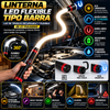 Linterna LED flexible tipo barra – Luz de trabajo LED recargable y flexible de 27 pulgadas; luz de inspección manos libres de alta luminosidad para reparación de automóviles, trabajo bajo el capó, garaje, mecánica, bricolaje, acampada y emergencias.