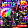 Luditek Luces de fiesta activadas por sonido con control remoto, iluminación de DJ, lámpara estroboscópica de bola de discoteca, 7 modos, luz de escenario para el hogar, habitación, bailes, fiestas