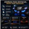 Luz premium de advertencia y de lujo LED para vehiculo Funciona con energía solar, resistente a la intemperie, activación automática al oscurecer: para mayor seguridad en la carretera.