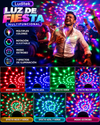 Luditek Luces de fiesta activadas por sonido con control remoto, iluminación de DJ, lámpara estroboscópica de bola de discoteca, 7 modos, luz de escenario para el hogar, habitación, bailes, fiestas
