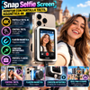 Snap Selfie Screen: accesorio de monitor con pantalla táctil magnética 4K y control táctil, conexión instantánea por cable para vlogging con smartphone/móvil; accesorio compatible con iPhone y Android.