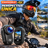 CAMWORLD 4K: Minicámara de vídeo corporal incluye tarjeta de memoria Micro SD de 64 GB, clip, lente, conectividad WiFi, pantalla HD de 1,47 pulgadas y soporte magnético de fijación rápida; cámara corporal ideal para vlogging, perfecta para ciclistas.