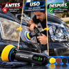 Pulidora inalámbrica Joytutus (12.000 RPM): herramienta eléctrica 3 en 1 para pulir y lijar, reparar arañazos en la pintura y eliminar la película de aceite del parabrisas (apta para múltiples superficies).