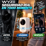 WYZE Cámara para interiores con movimiento panorámico