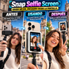 Snap Selfie Screen: accesorio de monitor con pantalla táctil magnética 4K y control táctil, conexión instantánea por cable para vlogging con smartphone/móvil; accesorio compatible con iPhone y Android.