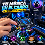 Transmisor FM Bluetooth 5.3 para coche con soporte QC3.0, adaptador de carga rápida dual USB PD 20W, reproductor MP3/USB/TF, receptor de radio inalámbrico, llamadas manos libres, pantalla LED, accesorio para el interior del vehículo.