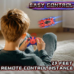 Coche de control remoto para escalada de pared con faro