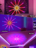 Luces Led Fuegos Artificiales Inteligentes