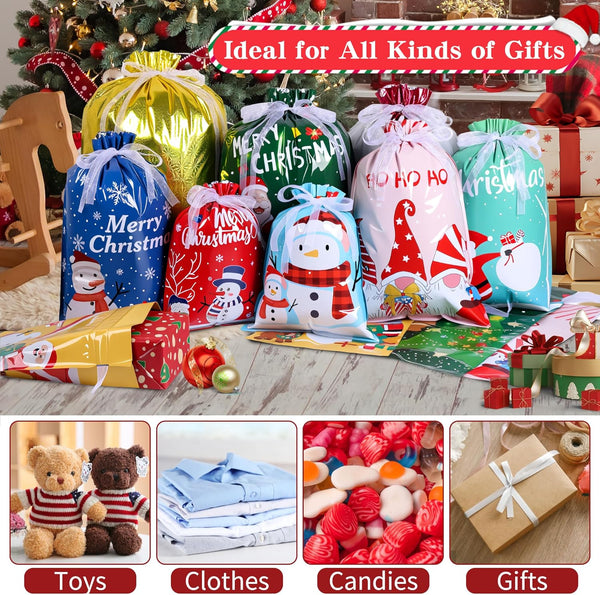 Bolsas Navideñas Brillantes